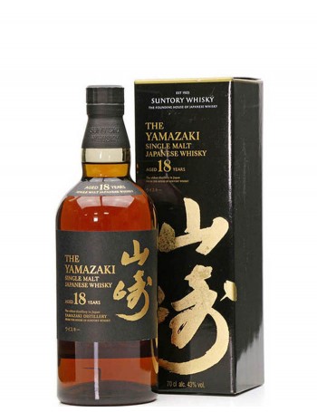 山崎 Yamazaki 18 Years Single Malt Japanese Whisky 700ml